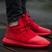 mujers adidas originals tubular defiant zapatos bandage red all